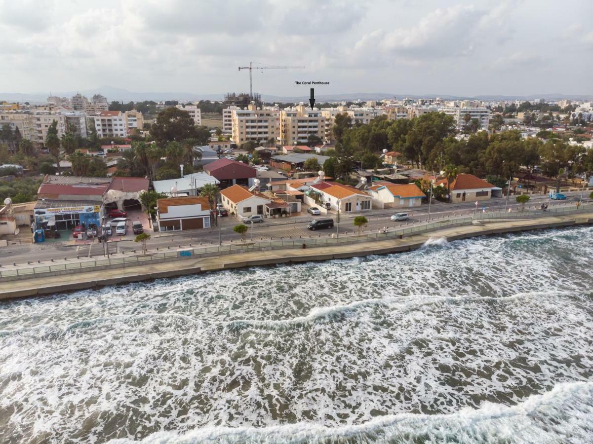 Appartamento The Coral Penthouse Larnaca Esterno foto